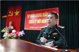 Bộ Tham mưu tập huấn khung huấn luyện chiến sĩ mới